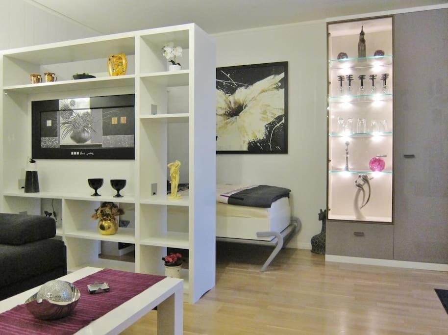 Modernes 1 Zimmer Luxusappartement Kleiner Roland Mit Parkplatz Und Balkon In Bremen Naehe Zentrum Bagian luar foto